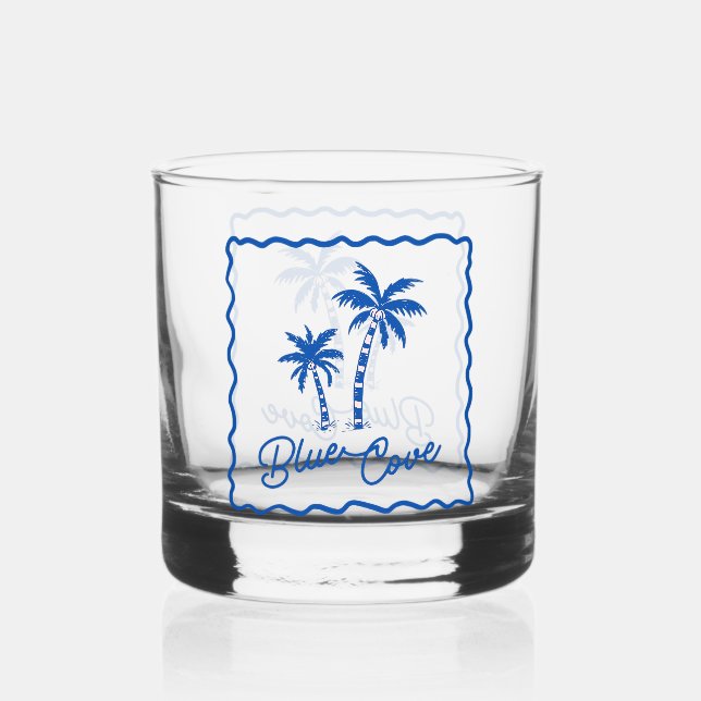 Blue Cove Whiskey Glass (Front)