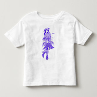 Blue Cow CowGirl Toddler T-Shirt