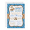 Blue Cowboy Baby Boy Shower Invitation