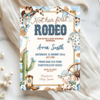 Blue Cowboy Not Her First Rodeo Baby Sprinkle