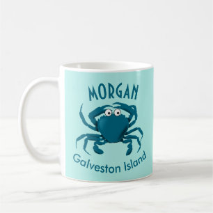 Blue Crab Beach Coffee Mug