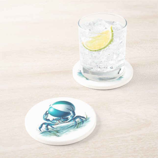 Blue Crab  Coaster (Side)