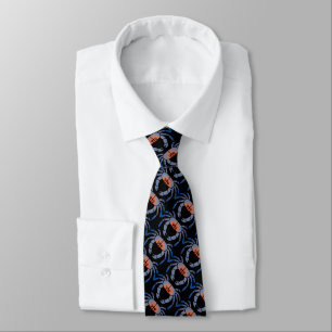 Blue Crab Design Men's Tie