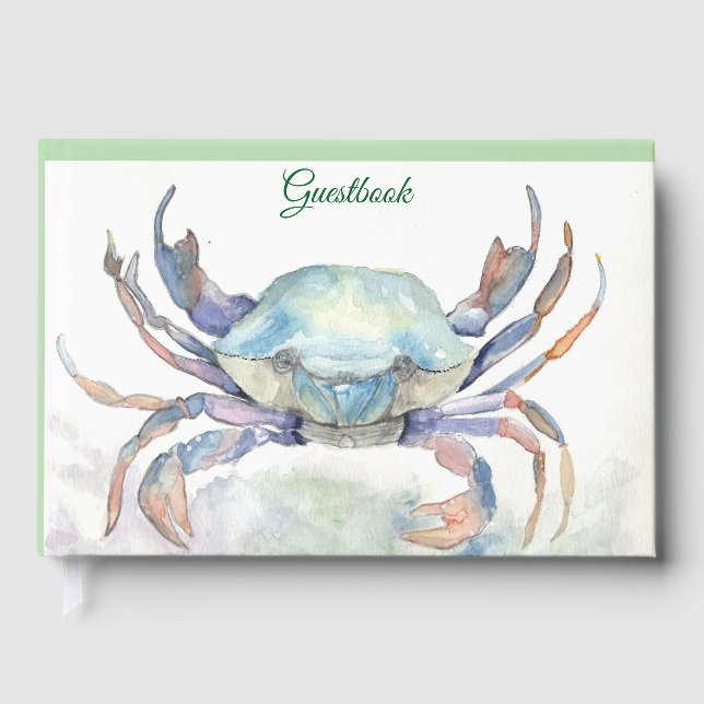 Blue Crab Guest Book (Front)