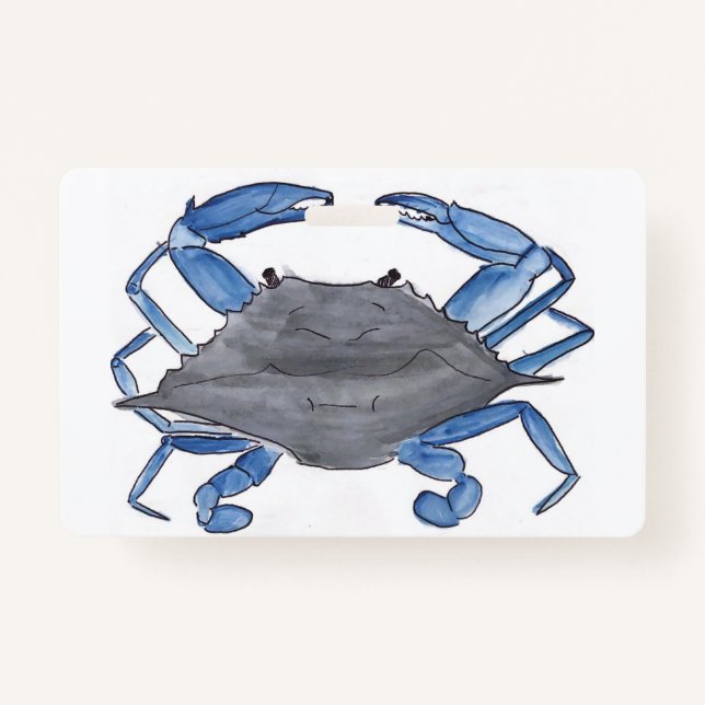 Blue Crab  ID Badge (Front)