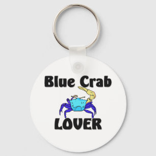 Blue Crab Lover Key Ring