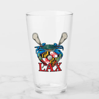 Blue Crab Maryland LAX Crest Glass