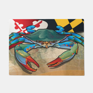 Blue Crab of Maryland Doormat