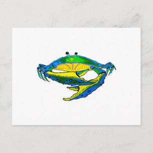 BLUE CRAB POSTCARD