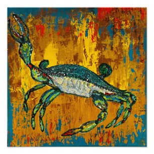 Blue Crab Print
