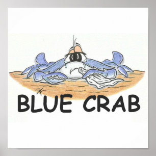 Blue Crab Print