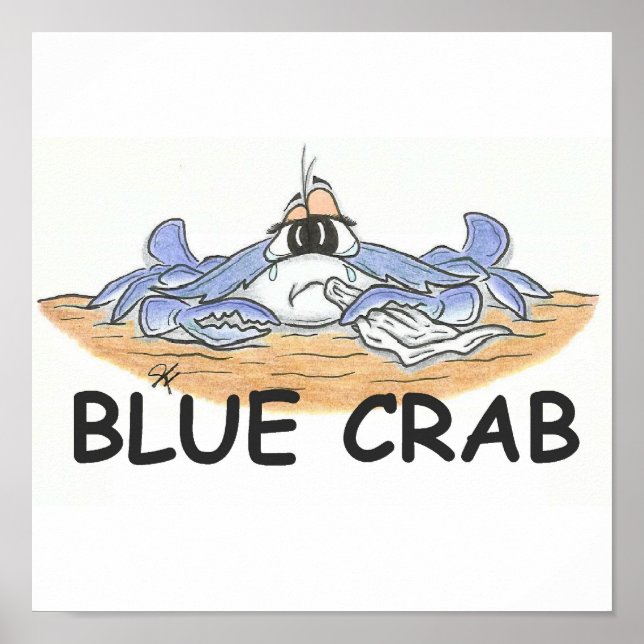 Blue Crab Print (Front)