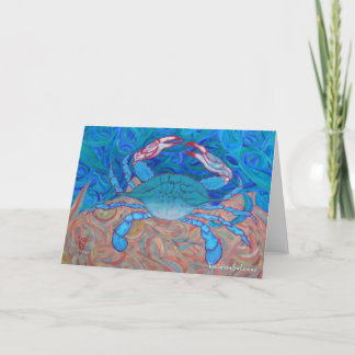 BLUE CRAB THANK YOU CARD