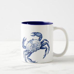 Blue Crab  Two-Tone Coffee Mug