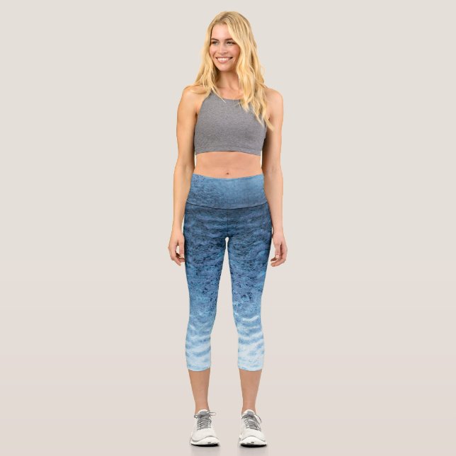 Blue cracking ice capris (Front)