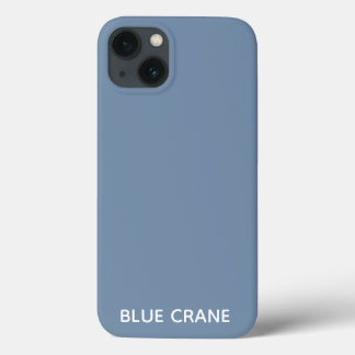 Blue Crane blue color name Case-Mate iPhone Case