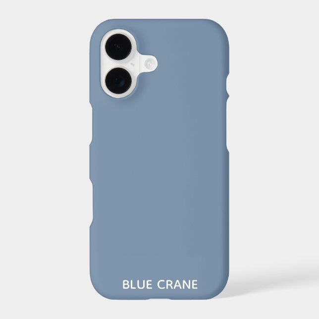 Blue Crane blue colour name (Back)