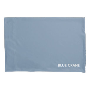 Blue Crane blue colour name Pillowcase