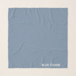 Blue Crane blue colour name Scarf<br><div class="desc">Blue Crane blue colour name</div>