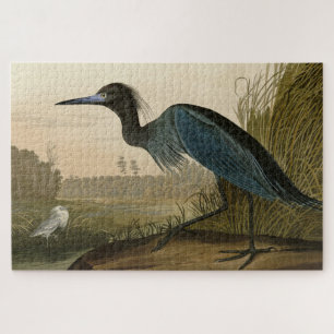 Blue Crane, Heron, from Audubon's Birds of America Jigsaw Puzzle