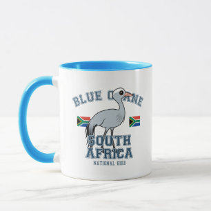 Blue Crane of South Africa Mug