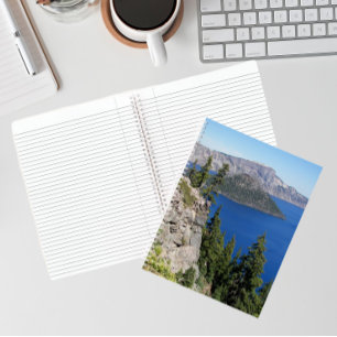 Blue Crater Lake and Wizard Island Notebook