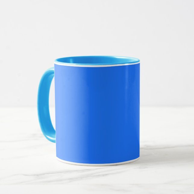  Blue (Crayola) (solid colour)   Mug (Front Left)