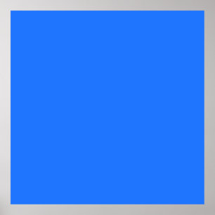  Blue (Crayola) (solid colour)   Poster