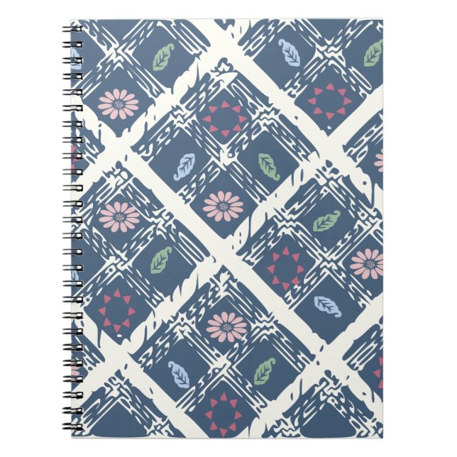 Blue & Cream Notebook (Front)