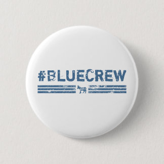 Blue Crew Democrat 6 Cm Round Badge