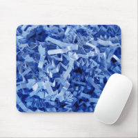 Blue Crinkled Shreds Recycle Stuffing Paper