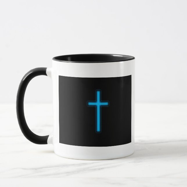 Blue Cross Mug (Left)