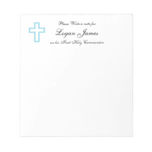 Blue Cross Personalised Notepad