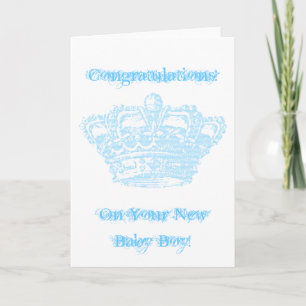 Blue Crown Card