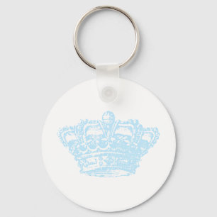 Blue Crown Key Ring
