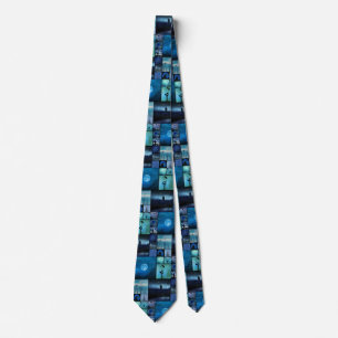 Blue Crows Mirage Tie
