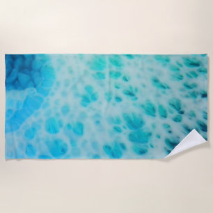 Blue Crush - Abstract Coastal Artwork  Beach Towel