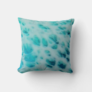 Blue Crush - Abstract Coastal Artwork  Cushion