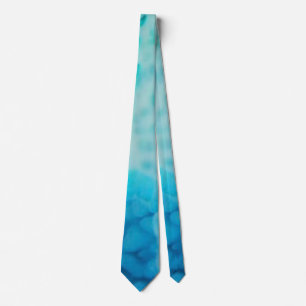 Blue Crush - Abstract Coastal Artwork Tie