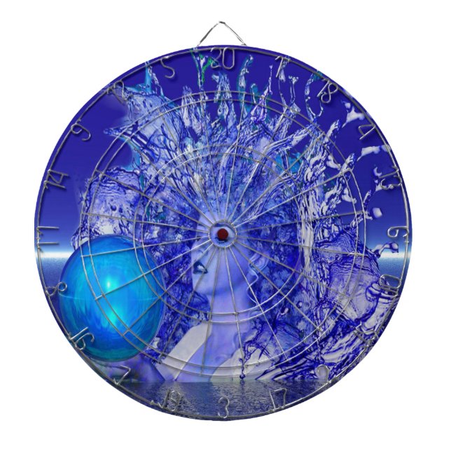 Blue Crystal Dartboard (Front)