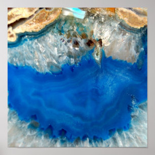 blue crystal poster
