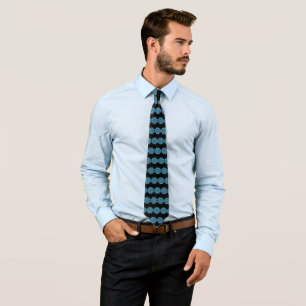 blue crystal tie