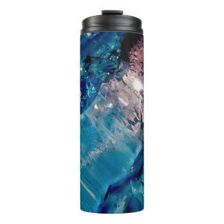 Blue Crystals Thermal Tumbler