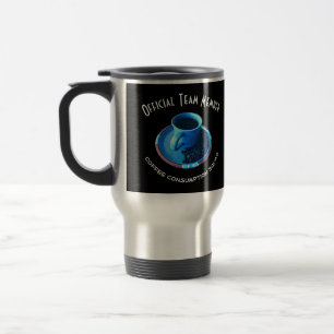 Blue Cup and Saucer   Coffee Lovers Team