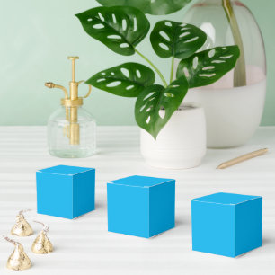 Blue Custom Add Colour Name Photo or Artwork Favour Box