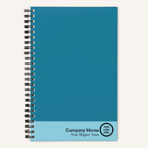 Blue Custom Branded Corporate Personalised Swag No Notebook