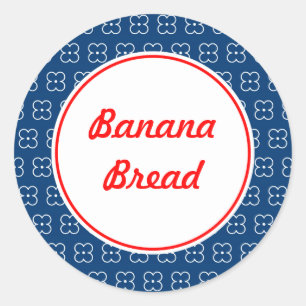 Blue Custom Kitchen Stickers