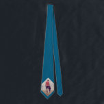 Blue Custom Photo Tie<br><div class="desc">Blue Custom Photo neck tie. A perfect personalised gift for a dad or grandfather on Father`s Day, birthday or Christmas.</div>