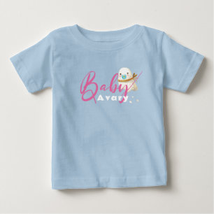 Blue Cute Baby Ghost Pacifier Scarf Boo  T-Shirt