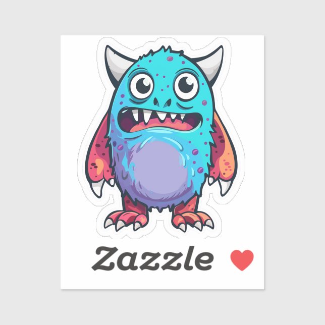 Blue cute monster (Sheet)